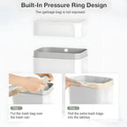 Cubo de Basura Inteligente con Sensor 16/12L