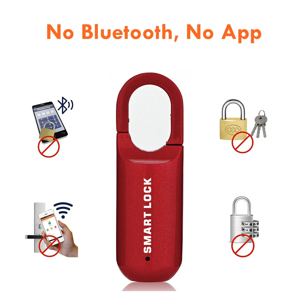 Candado Inteligente con Huella Dactilar y USB