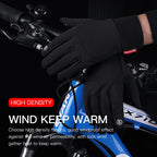 Guantes de Invierno para Ciclismo y Moto – Impermeables, Cortavientos y Compatibles con Pantallas Táctiles