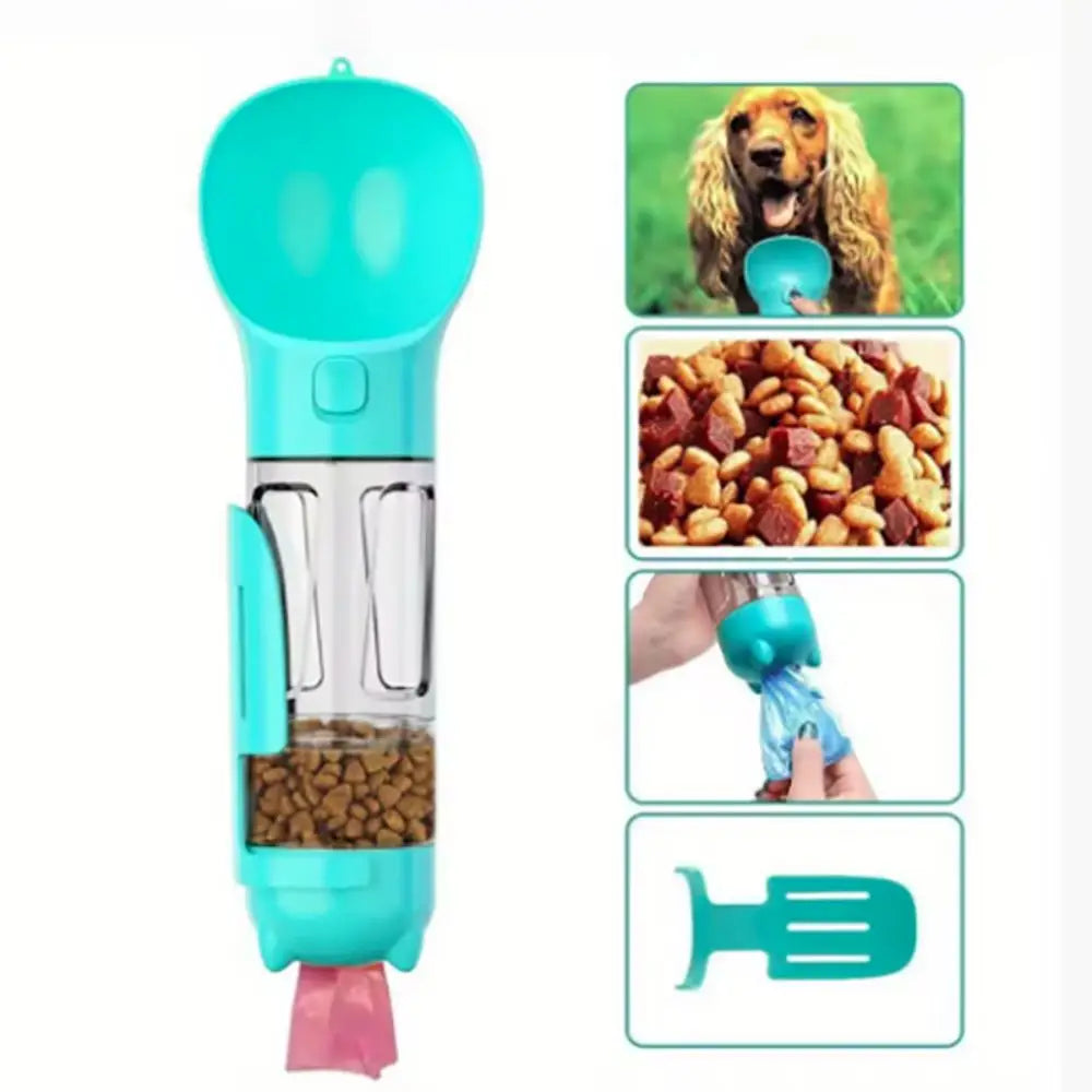 Dispensador 3 en 1 Portátil para Mascotas