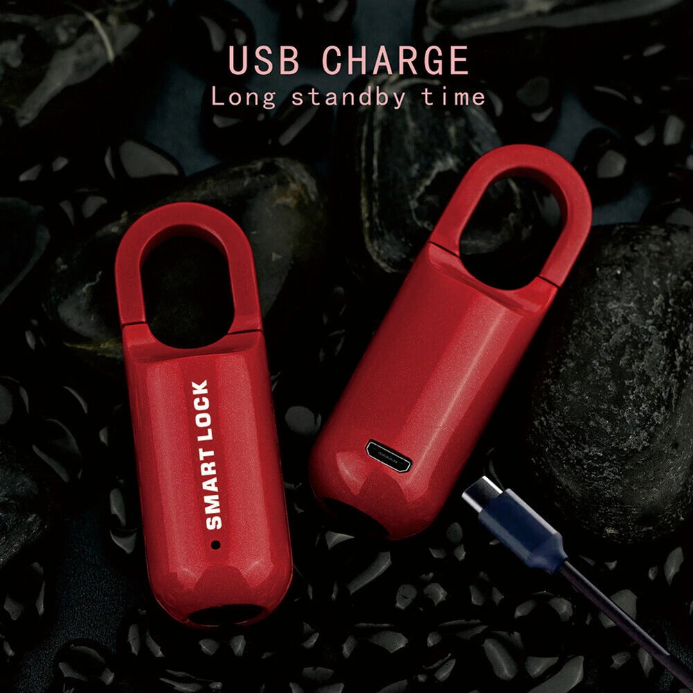 Candado Inteligente con Huella Dactilar y USB